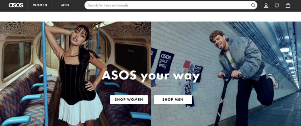 ASOS Online shopping