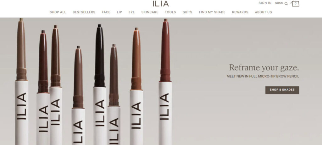 ILIA beauty brand