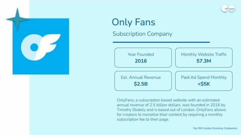 Only Fans / Subscription Company